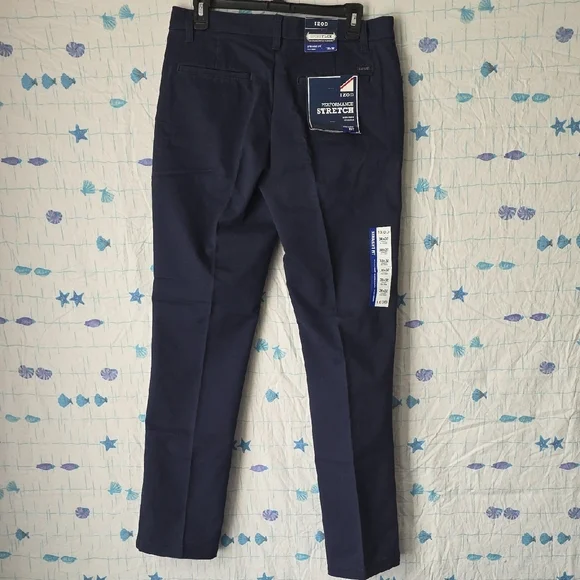 Izod Navy Dress Pants - Picture 3 of 6